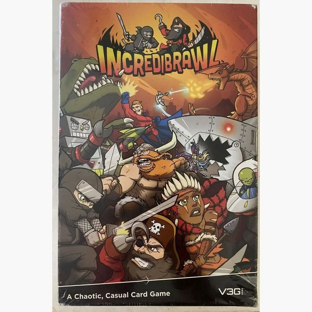 Incredibrawl Chaotic Casual Card Game V3G Vision Three 2013 Sealed Board Game